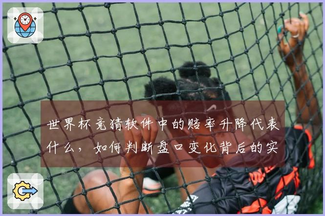 世界杯竞猜软件中的赔率升降代表什么,如何判断盘口变化背后的实际含义