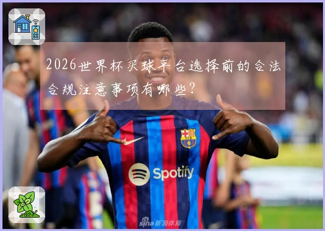2026世界杯买球平台选择前的合法合规注意事项有哪些？